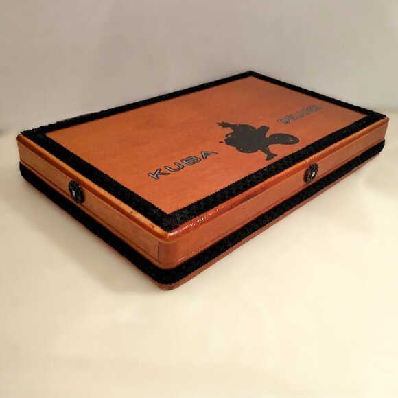 Suenos de Saundra Upcycle, RARE KUBA DELUXE, Cigar Box, Home Accent/Storage - Picture 5 of 12